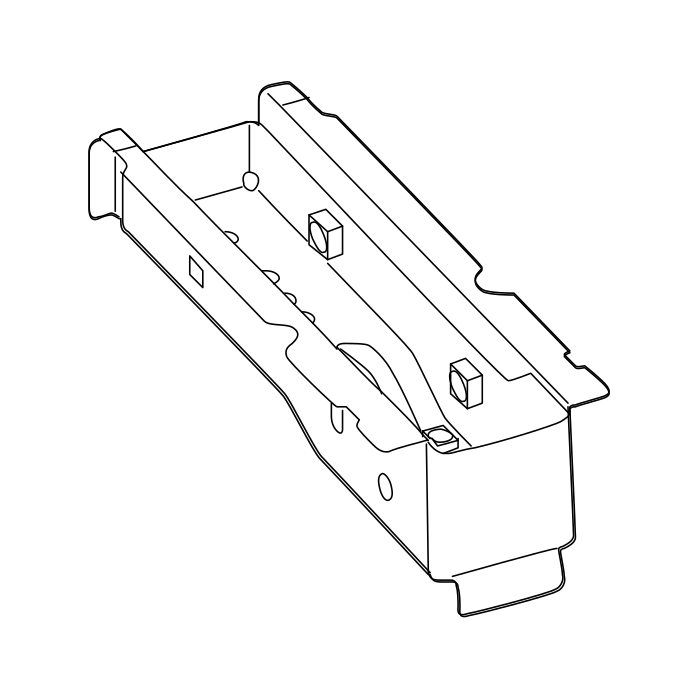 Genuine Maxus C00465250 Reinforcement Assembly-pillar D Lower Outrigger - technical drawing