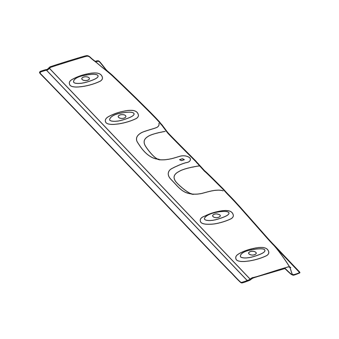 Genuine Maxus C00465310 Plate-spare Tire Equipment - technical drawing