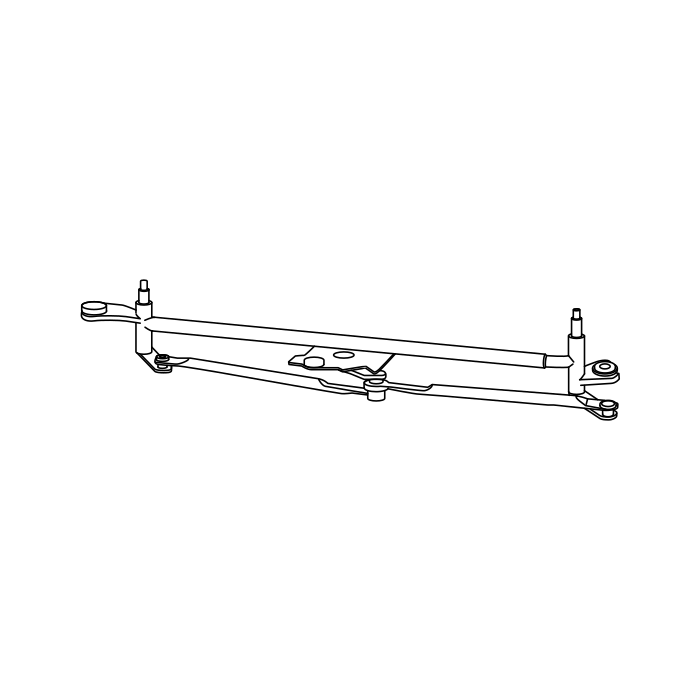 Genuine Maxus C00476290 Arm & Blade Assembly-wiper - technical drawing