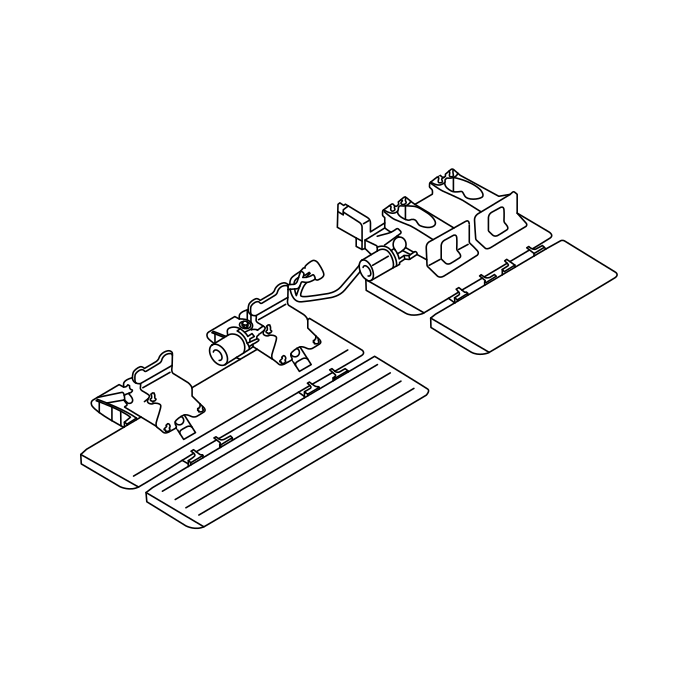 Genuine Maxus C00476300 Step Assembly-side Staid - technical drawing