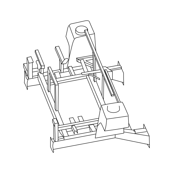 Genuine Maxus C00483817 Frame Assembly-front End - technical drawing