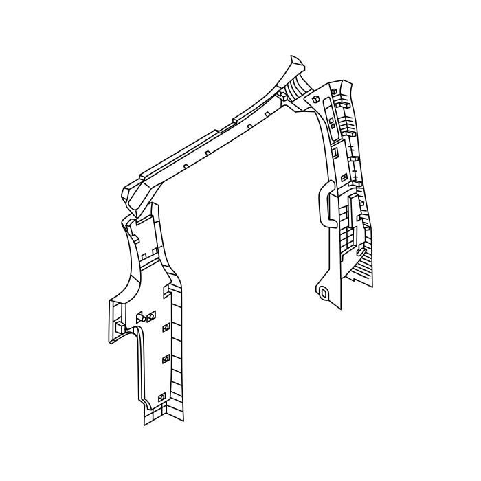 Genuine Maxus C00484203 Slot-line - technical drawing