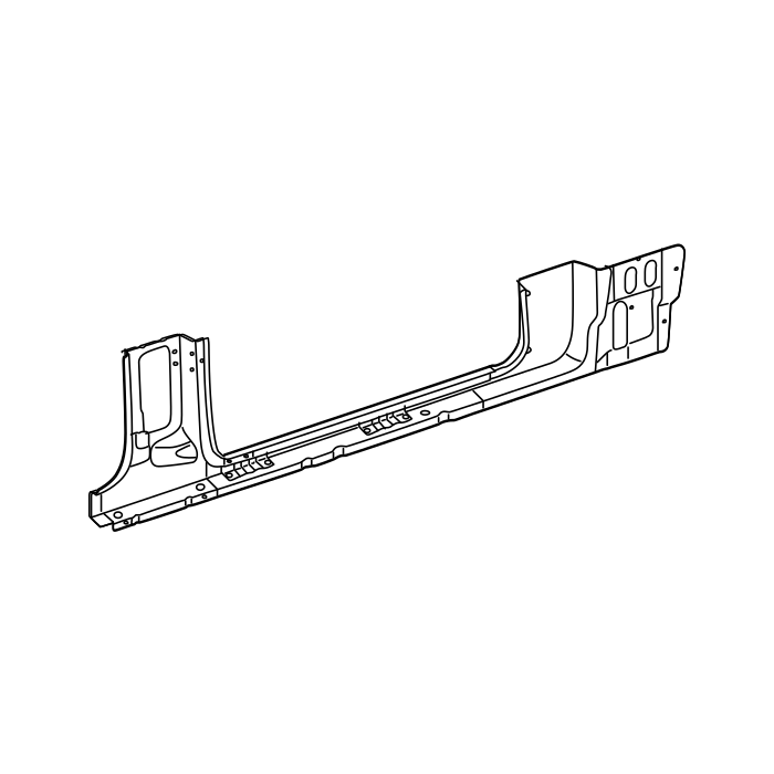 Genuine Maxus C00487844 Panel-rear Floor Clsg - technical drawing