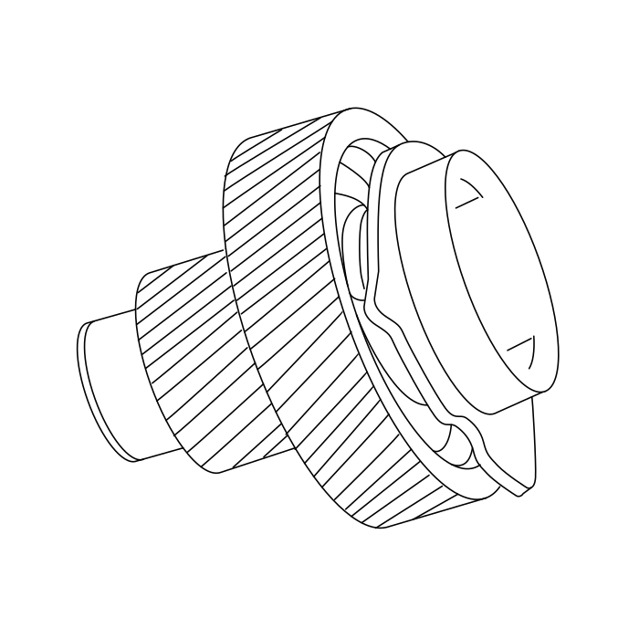 Genuine Maxus C00488065 Bearing-counter Shaft Rear - technical drawing