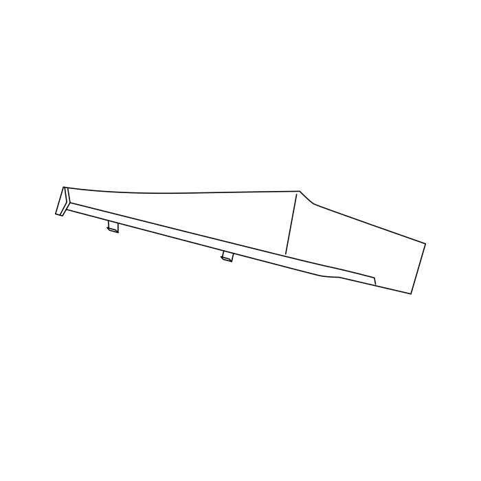 Genuine Maxus C00495375 Cover-front Windshield Cover Panel Trim - technical drawing