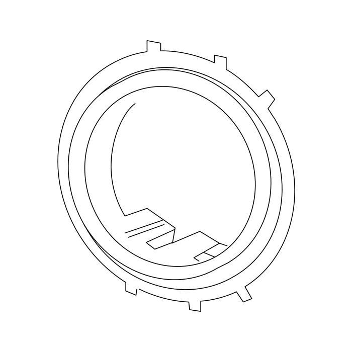 Genuine Maxus C00501128 Bracket-ultrasonic Radar Sensor - technical drawing