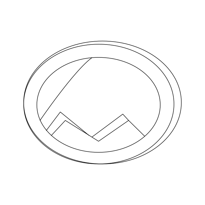 Genuine Maxus C00501598 Logo-rear - technical drawing