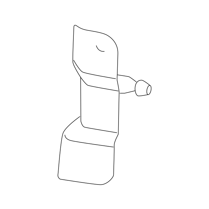 Genuine Maxus C00504621 Check-rear Door - technical drawing