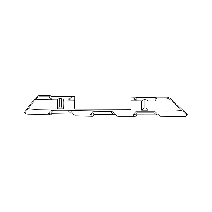 Genuine Maxus C00504979 Fascia-front Bumper Rear - technical drawing