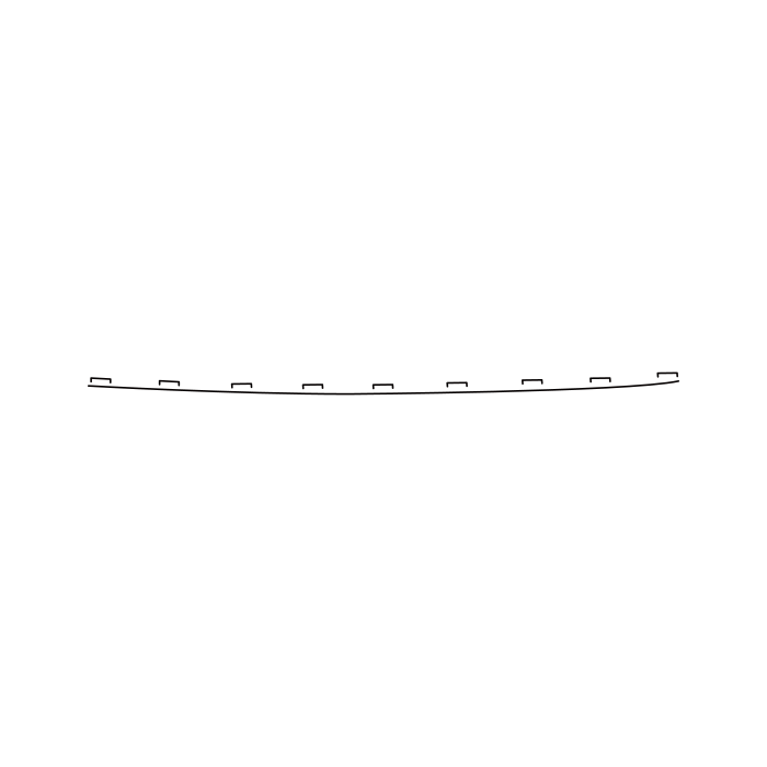 Genuine Maxus C00504985 Bracket-front Grille - technical drawing