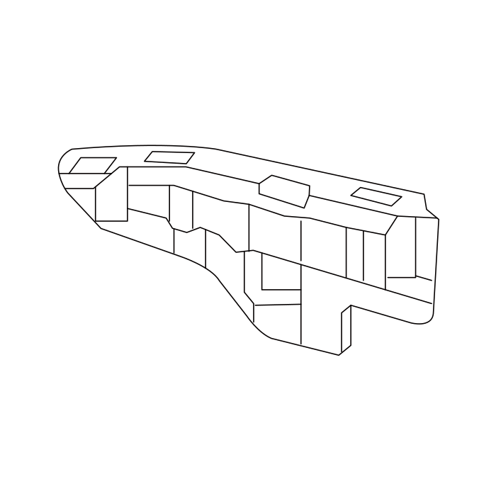 Genuine Maxus C00504986 Bracket-front Grille - technical drawing