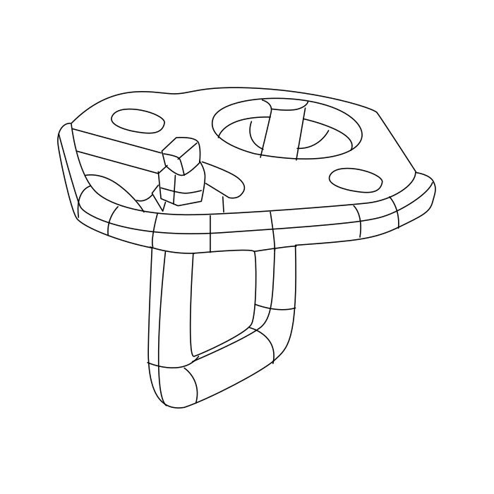 Genuine Maxus C00505676 Locker-front Compartment - technical drawing