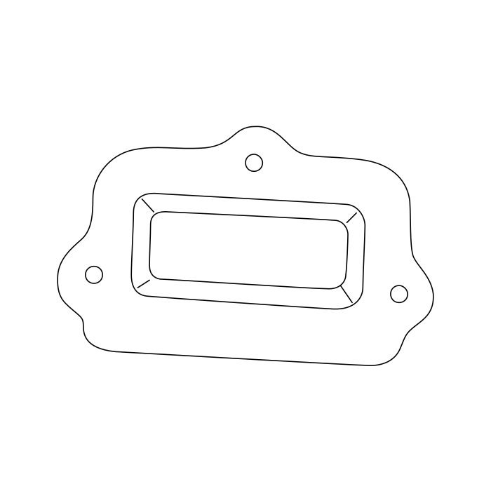 Genuine Maxus C00515171 Plate-inverter Up - technical drawing