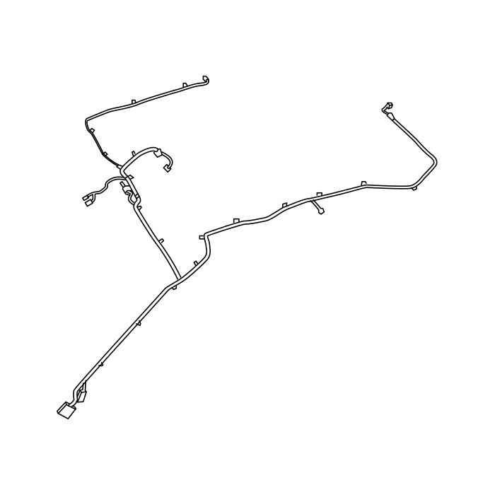 Genuine Maxus C00522070 Harness-roof - technical drawing