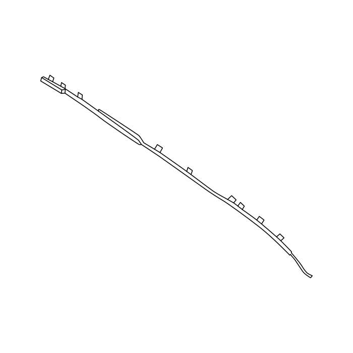 Genuine Maxus C00524030 Airbag Assembly-right Hand Curtain - technical drawing
