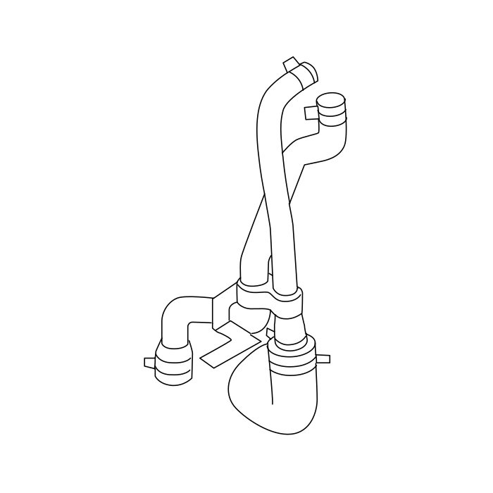 Genuine Maxus C00534766 Water Pump-heater - technical drawing