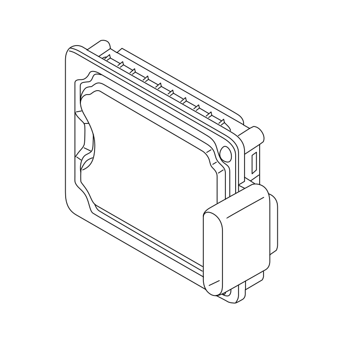 Genuine Maxus C00539248 Intelligent Driving Mm Radar Front - technical drawing
