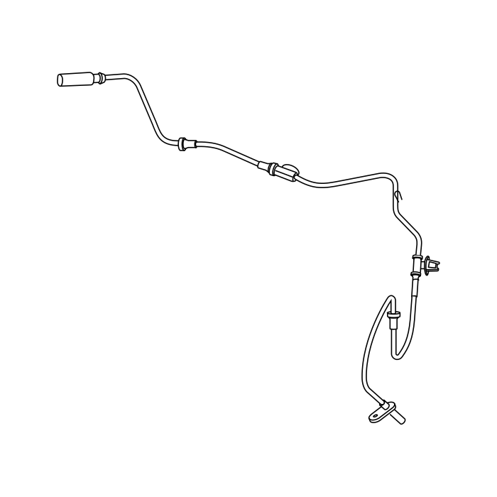 Genuine Maxus C00543036 Sensor Assembly-front Absorber Wheel Speed - technical drawing