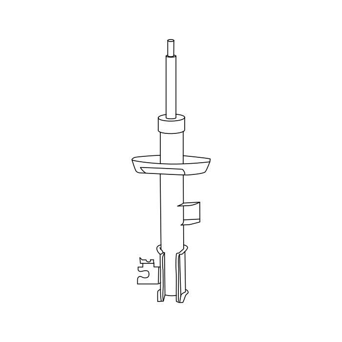 Genuine Maxus C00545706 Bearing-front Shock Absorber - technical drawing