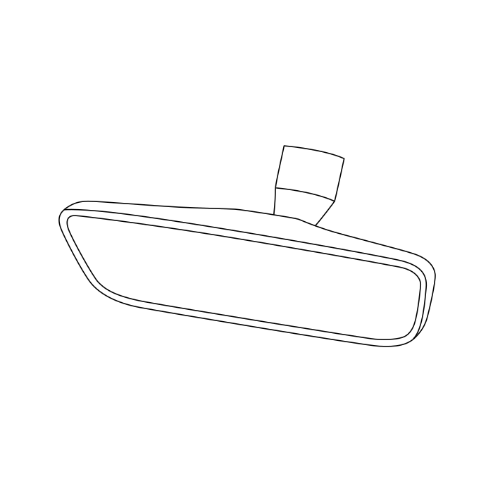 Genuine Maxus C00548813 Eyeglass Assembly-outside Rear View Mirror - technical drawing