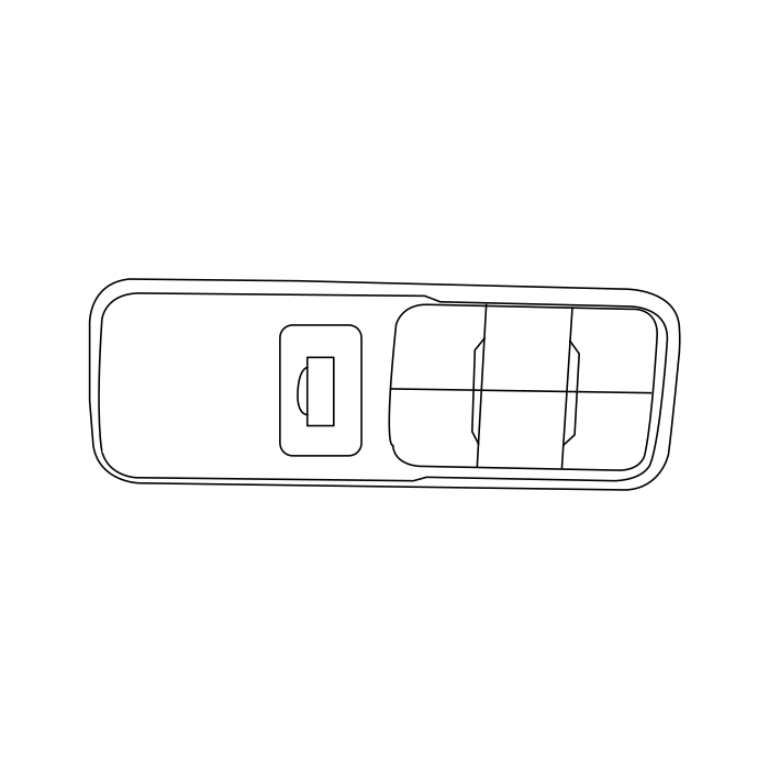 Genuine Maxus C00549611 Switch Assembly-mirror Adjust & Light Adjust - technical drawing