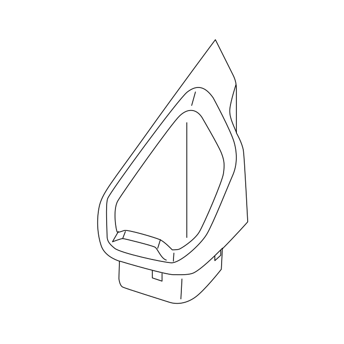 Genuine Maxus C00554010 Panel-screen Cover - technical drawing