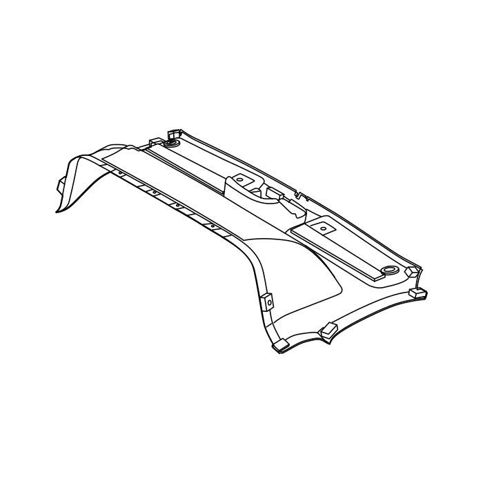 Genuine Maxus C00574091 Headlining Assembly-driver - technical drawing