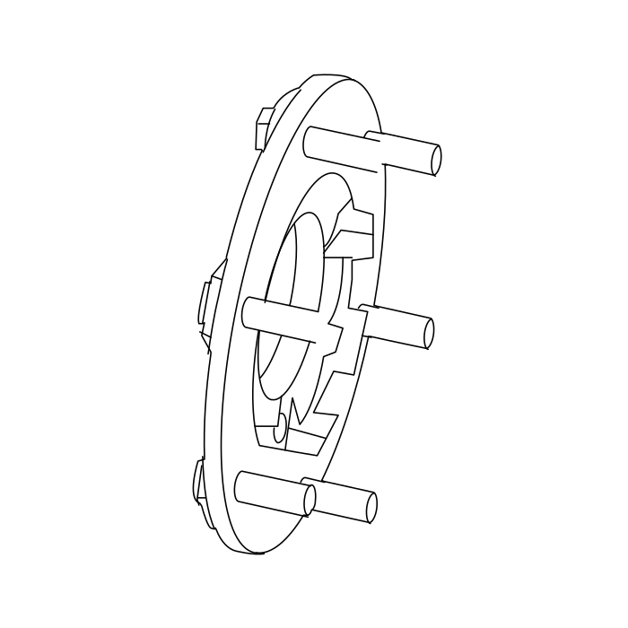 Genuine Maxus C00577463 Hub-front Outer - technical drawing