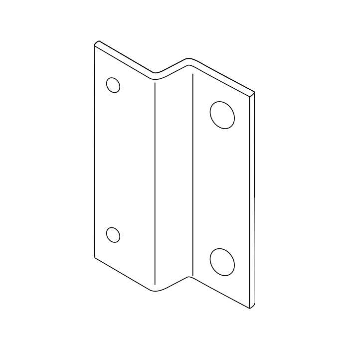 Genuine Maxus C00581417 Plate-license Plate Connector - technical drawing