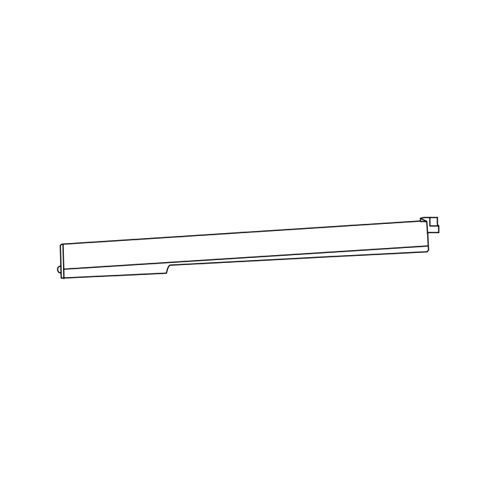 Genuine Maxus C00582213 Panel-sliding Door Guide Trim - technical drawing