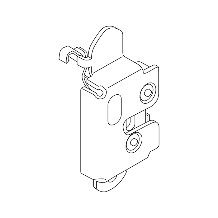 Genuine Maxus C00584454 Latch Assembly-end Gate - technical drawing