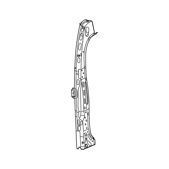 Genuine Maxus C00585544 Reinforcement Assembly-d/pillar Inner Panel - technical drawing