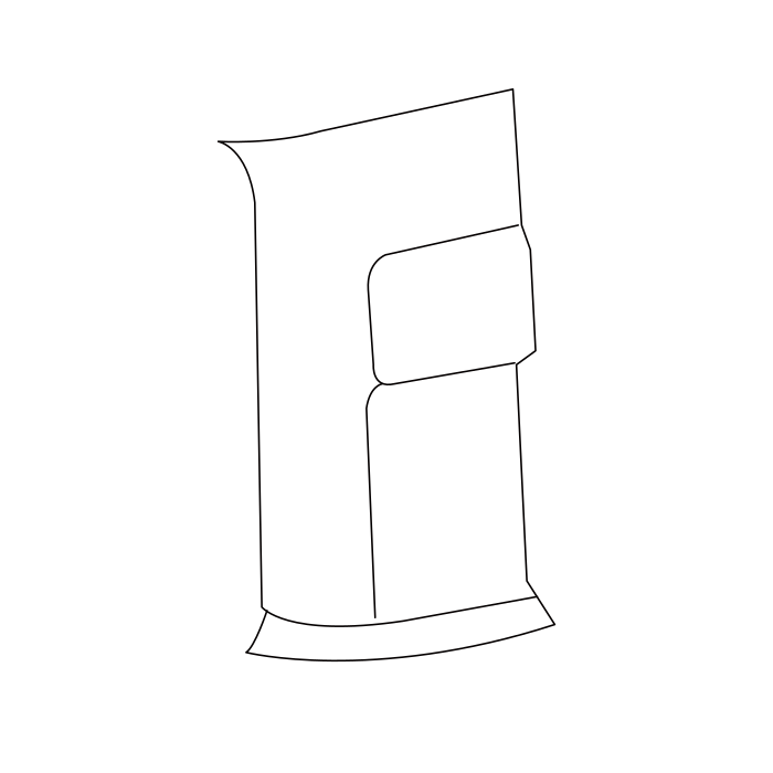 Genuine Maxus C00589261 Plate Assembly-a/pillar Upper Trim - technical drawing