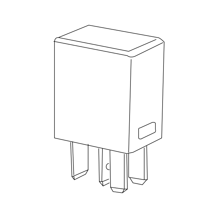 Genuine Maxus C00589265 Relay-main Fusebox - technical drawing