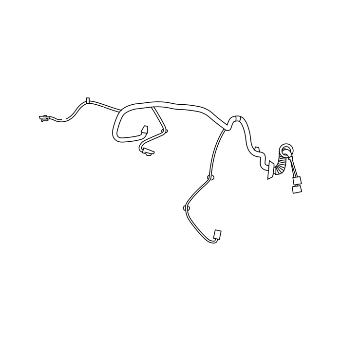 Genuine Maxus C00591710 Harness-rear Door - technical drawing