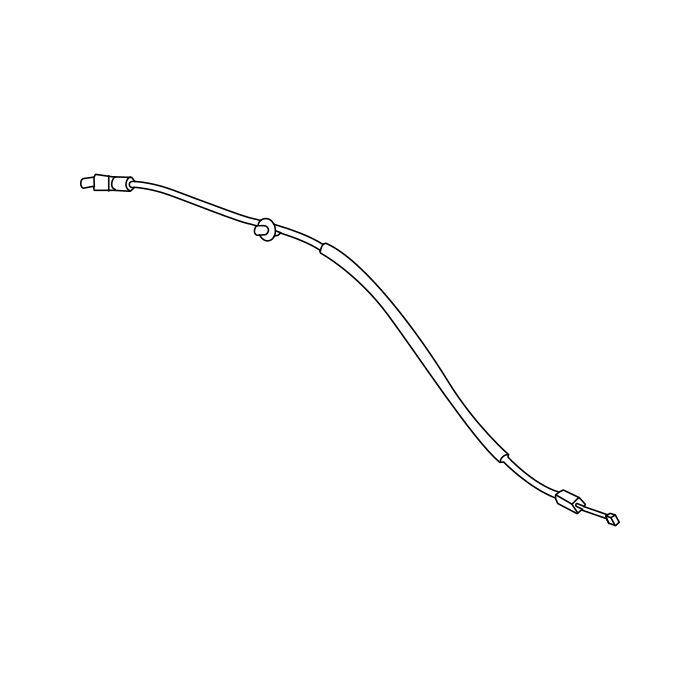 Genuine Maxus C00595145 Cable Assembly-front Side Door Inside Handle - technical drawing