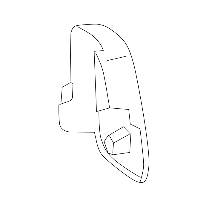 Genuine Maxus C00600525 Panel-driver Seat Side - technical drawing