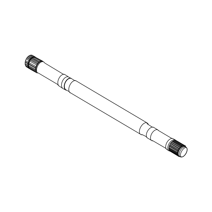 Genuine Maxus C00612554 Front Half Shaft - technical drawing