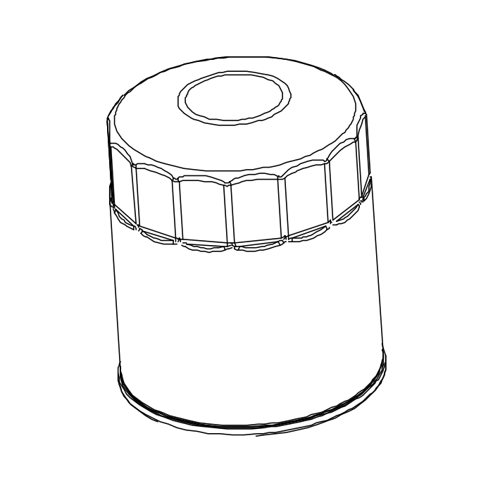 Genuine Maxus C00614492 Module Assembly-oil Filter Cooler - technical drawing