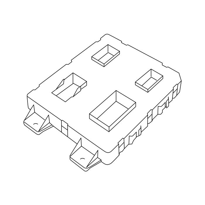 Genuine Maxus C00621948 Module-body Control - technical drawing
