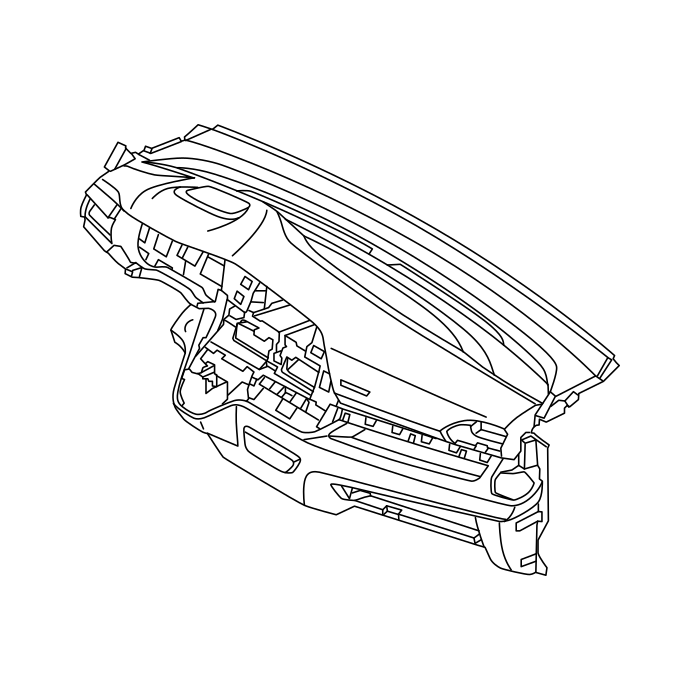 Genuine Maxus C00623094 Body Assembly-instrument Panel - technical drawing
