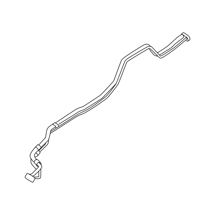 Genuine Maxus C00632672 Pipe Assembly-condenser Outlet - technical drawing