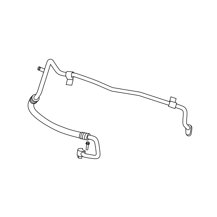 Genuine Maxus C00632673 Pipe-compressor Inlet - technical drawing