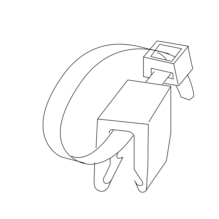 Genuine Maxus C00636579 Hardness-transmission Box - technical drawing