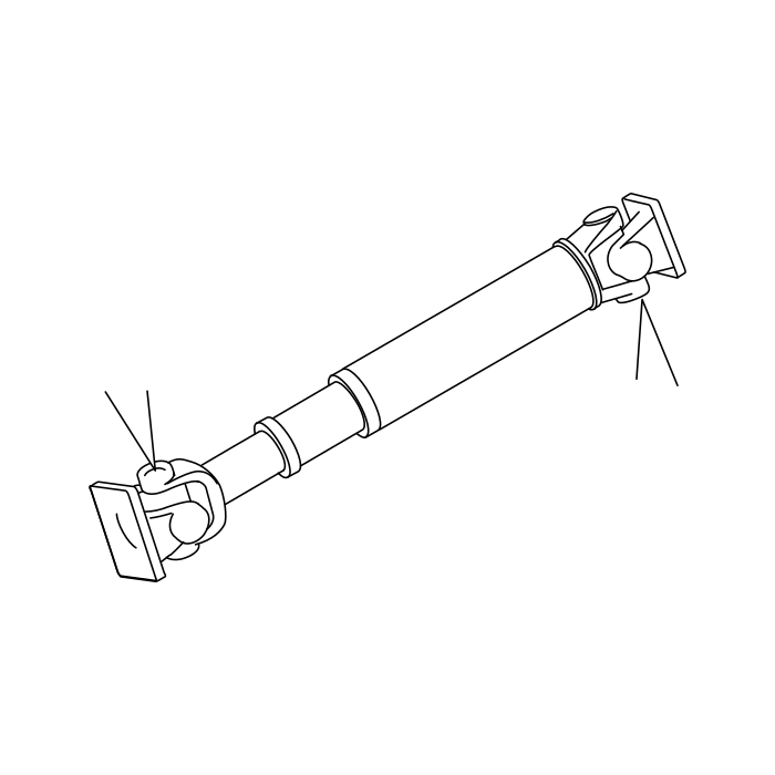 Genuine Maxus C00650711 Shaft-front Drive - technical drawing