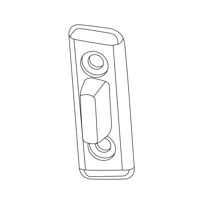 Genuine Maxus C00654423 Spacer-front Grille Assembly - technical drawing