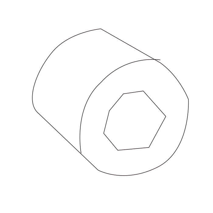 Genuine Maxus C00679772 Cap-oil Gallery - technical drawing