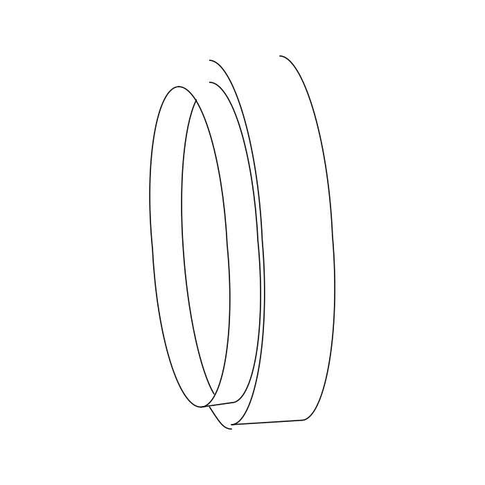 Genuine Maxus C00682772 Oil Seal-transmission - technical drawing