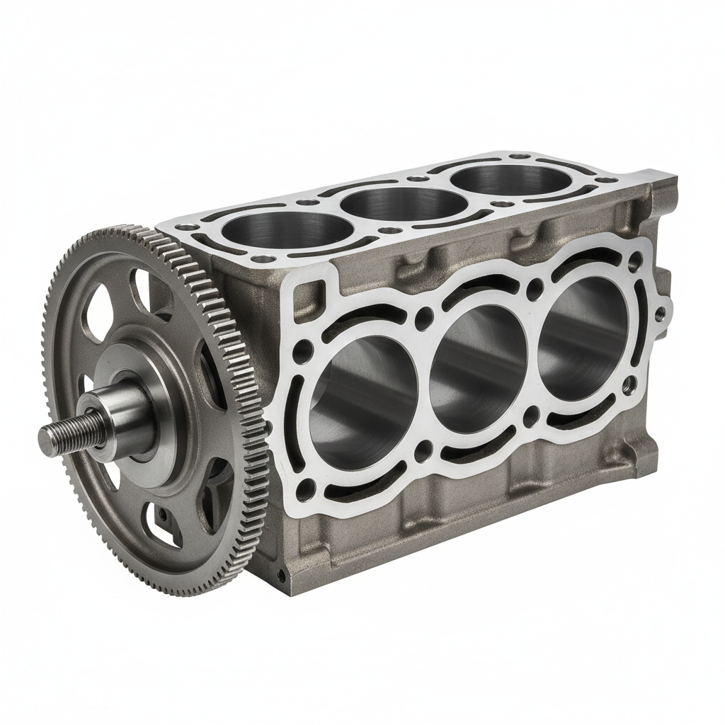 CylinderBlock,CylinderLiner,Flywheel