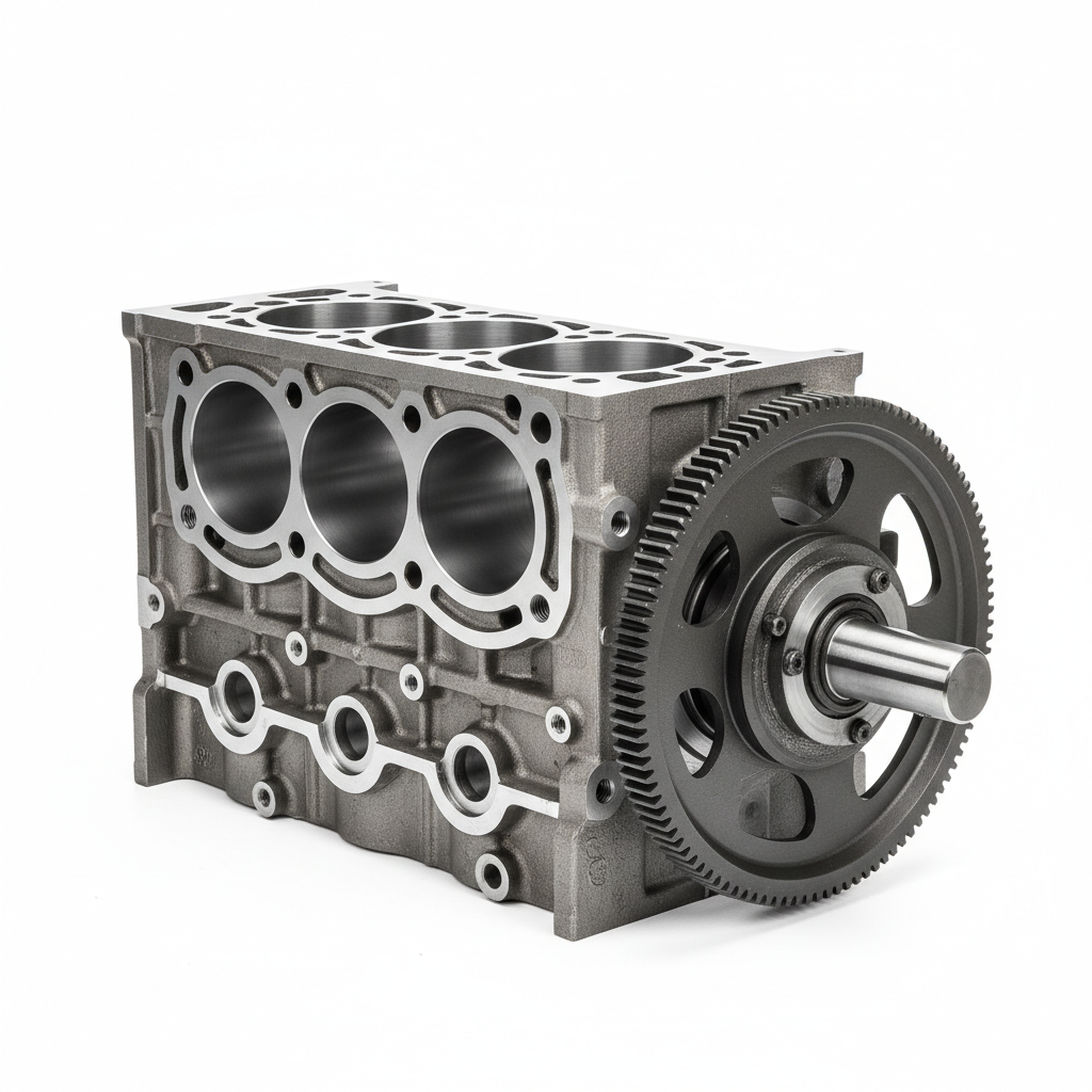 CylinderBlockCylinderLinerFlywheel